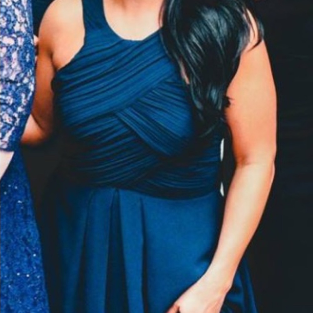 Navy bridesmaids dress size 10